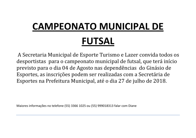Campeonato Municipal